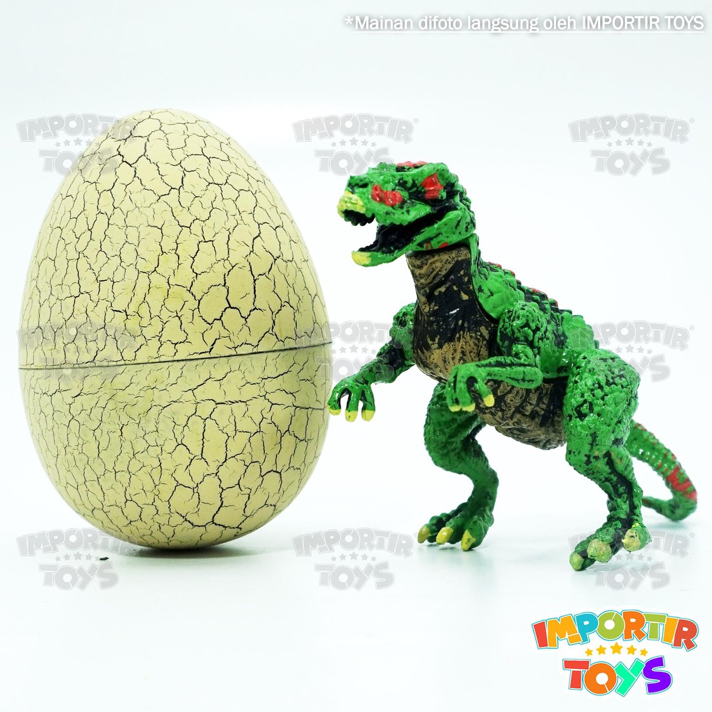 Mainan Dinosaurus Telur Egg Warna Warni Besar Rakitan Unik Berkualitas