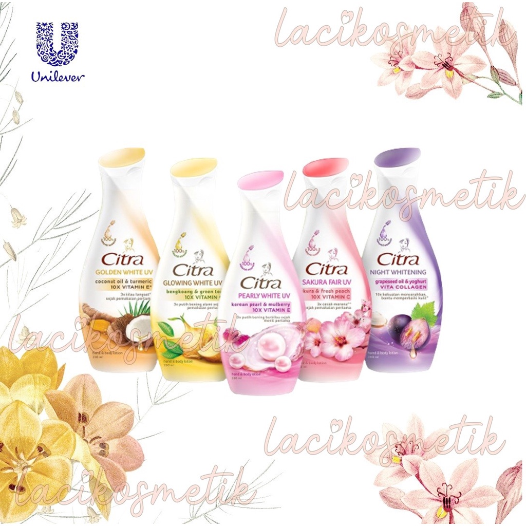 ✨LACIKOSME✨ [ 120 ML ] CITRA HAND BODY LOTION - NATURAL GLOWING LOTION BPOM