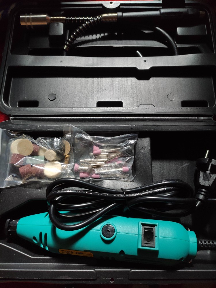 Nankai Mesin Mini Die Grinder Biru 3.2mm Set 40 Pcs Gurinda Bor Mini Alat Tuner Porting Fleksibel