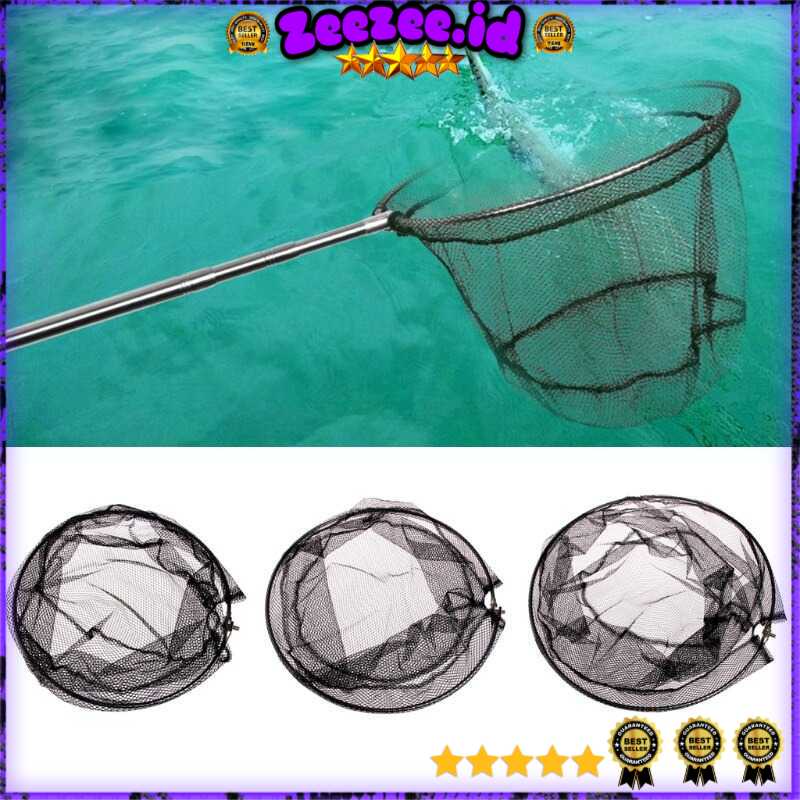 Jaring Pancing Penangkap Ikan Landing Net 25CM with Rod 1.9M