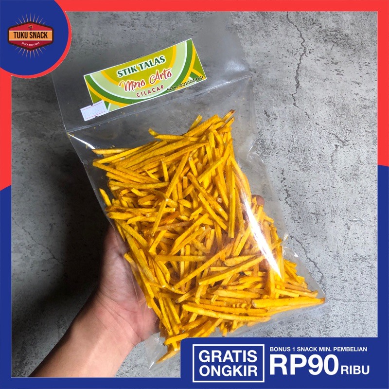 

Stik Keripik Talas Snack Kekinian Cemilan Khas Cilacap