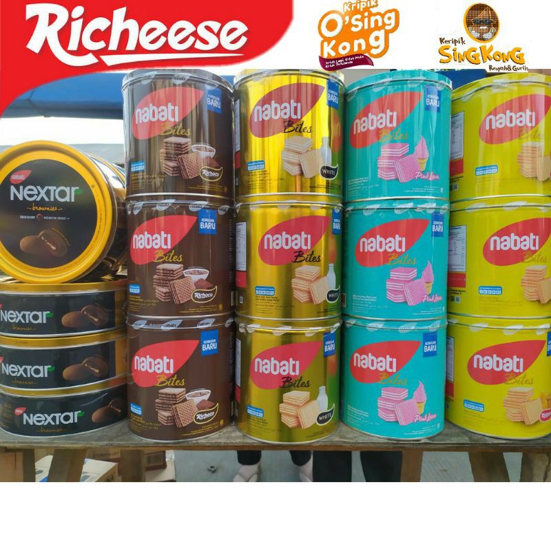 RICHEESE NABATI WAFER CREAM PER KALENG | Shopee Indonesia