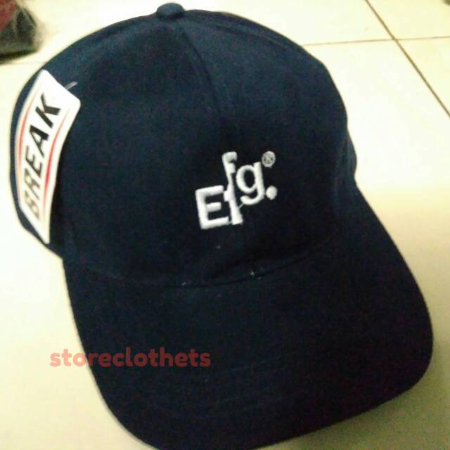 topi baseball distro efg navy