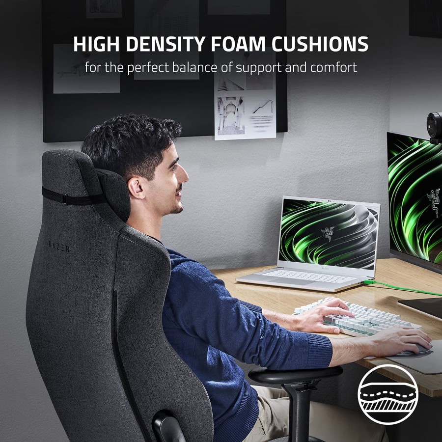 Razer Iskur Fabric Gaming Chair / Kursi Gaming