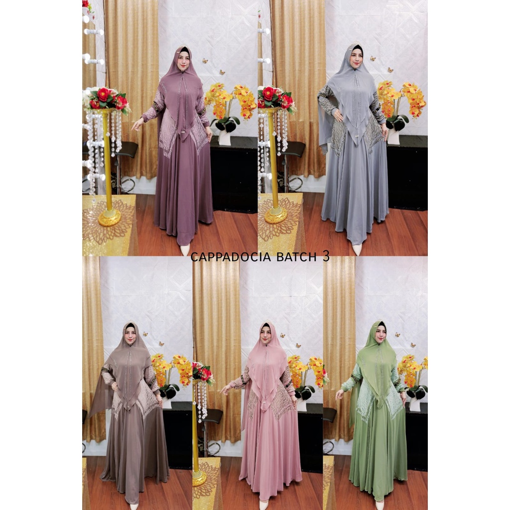 Cappadocia Fashion Show Series batch 3 Original by syafeera ORI Hijab Gamis Syari Kekinian BestSelle