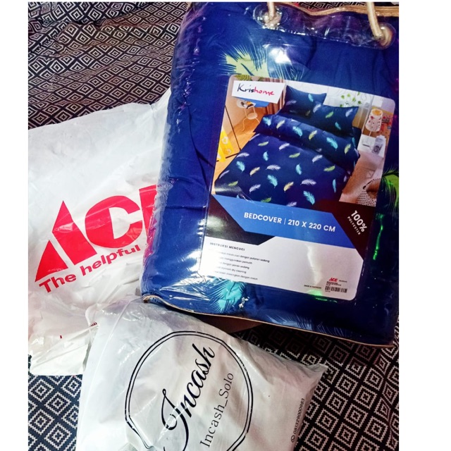 Bedcover ace hardware/krishome King size(jumbo)