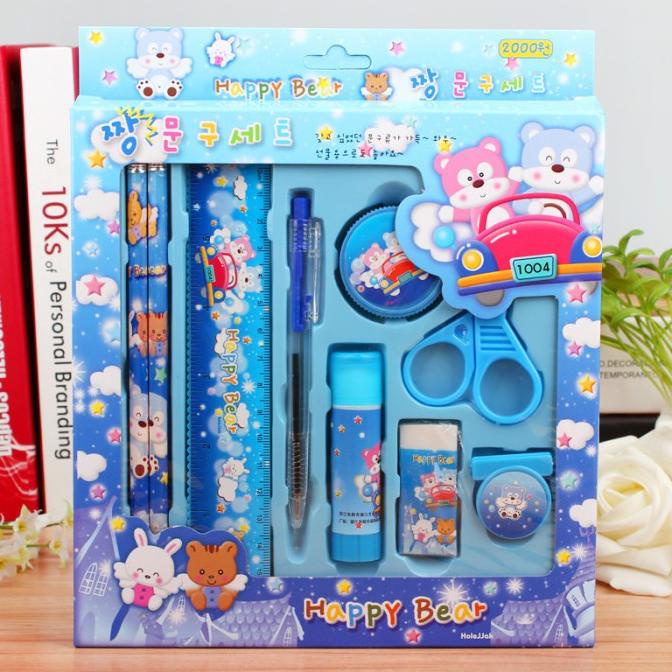

:>:>:>:>] Paket Alat Tulis Pensil Set 8 in 1 PS0019