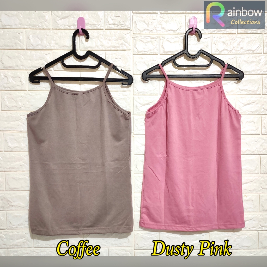 TANK TOP / TANGTOP / TANKTOP DEWASA TALI KECIL TEBAL DAN ADEM UKURAN L DAN JUMBO