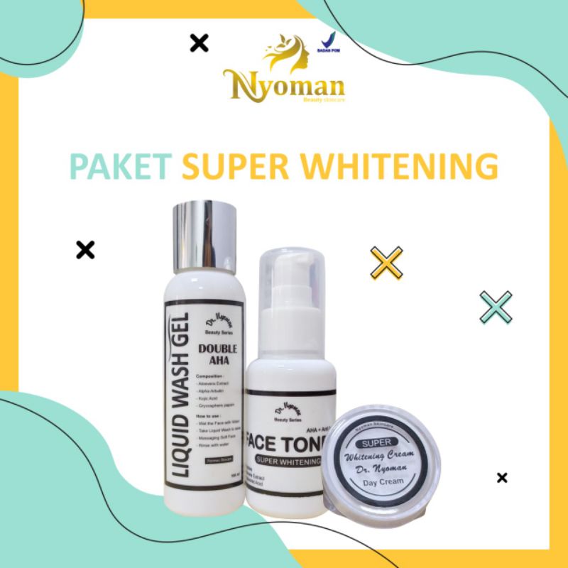 Paket super whitening NYOMAN BEAUTY SKINCARE