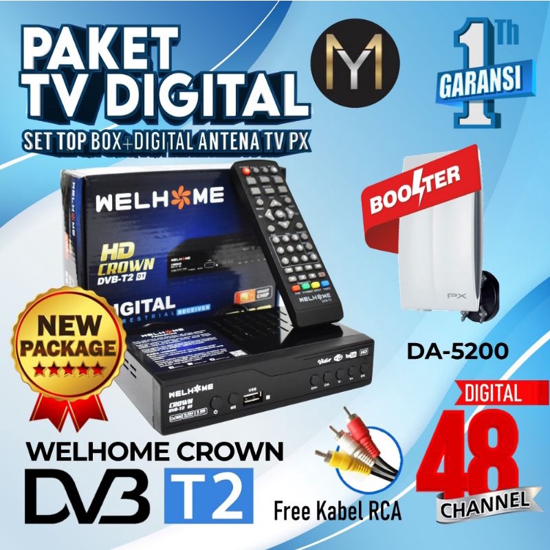 Set Top Box NOISE / WELHOME Set Top Box DVB Mstar DVBT2-02 Noise STB