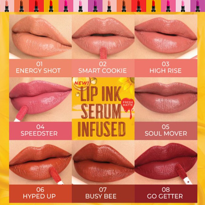 Wardah  [ BARU ] Colorfit Lip Ink Serum Infused Lip Liquid Cream ✰ ascocobeauty ✰