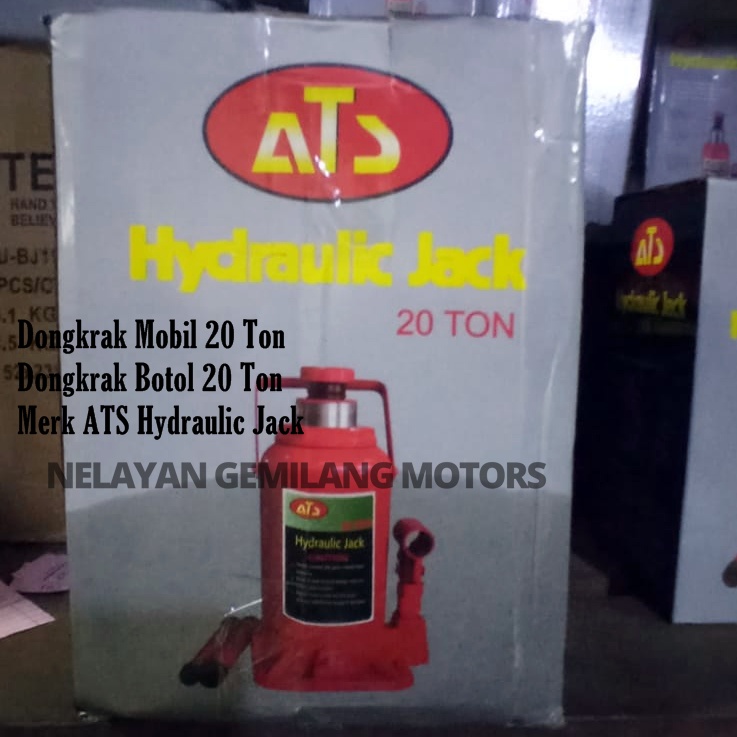 Dongkrak Mobil 20 Ton, Dongkrak Botol 20 Ton ATS Hydraulic Jack