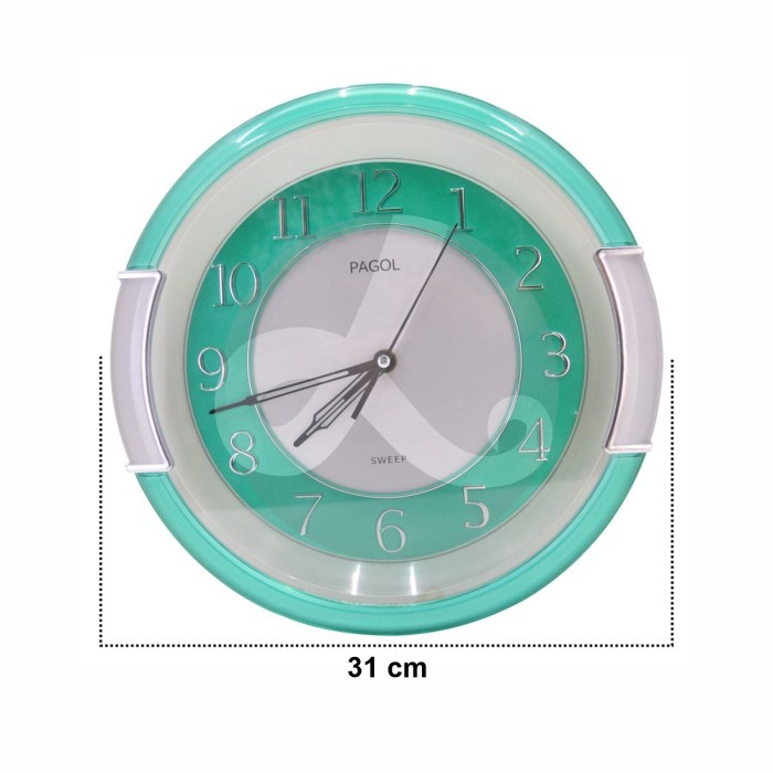 Jam Pagol 351 T JAM DINDING BULAT PGWS 351 T16