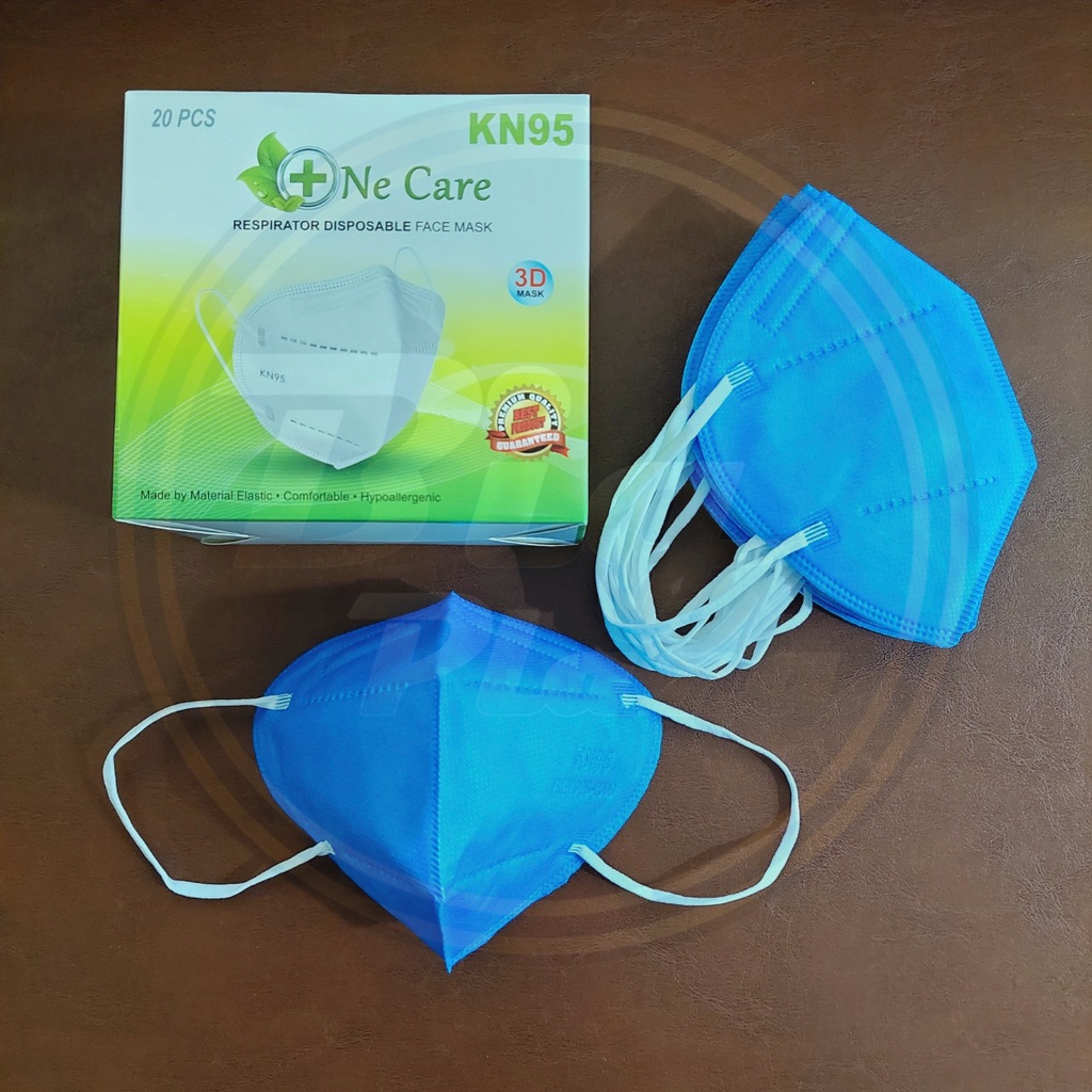 Earloop KN95 NeCare 1 Kotak isi 20pcs Masker 5ply KN95 Ne Care - Big Plaza