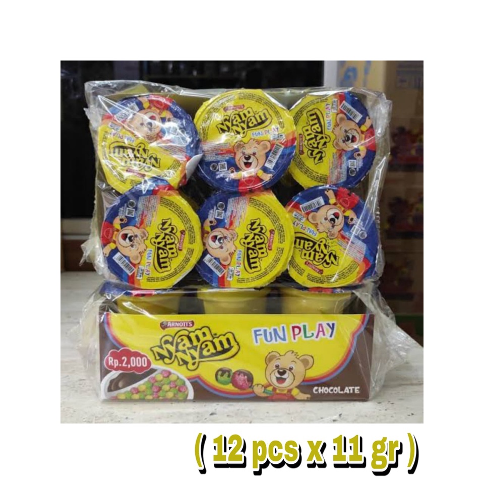 Jual Nyam Nyam Cokelat Play Fun Per Pack Isi 12 X 11 Gr Shopee