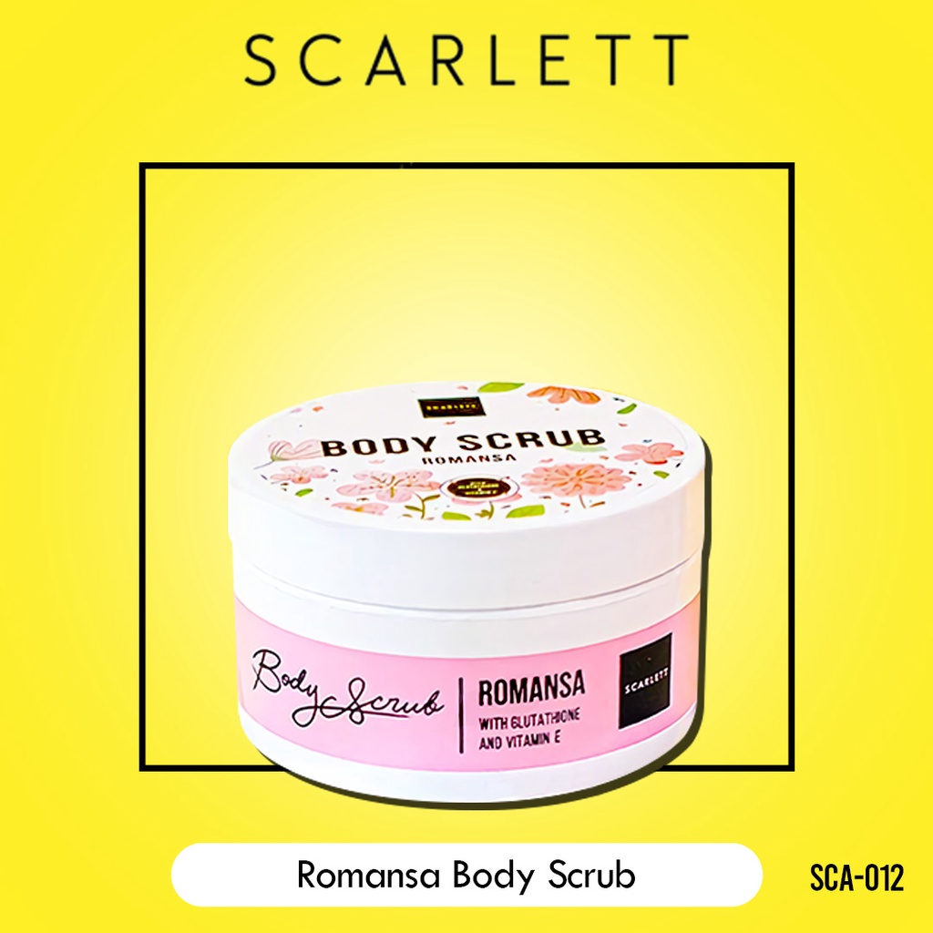 Scarlett Lulur Romansa Body Scrub Romansa