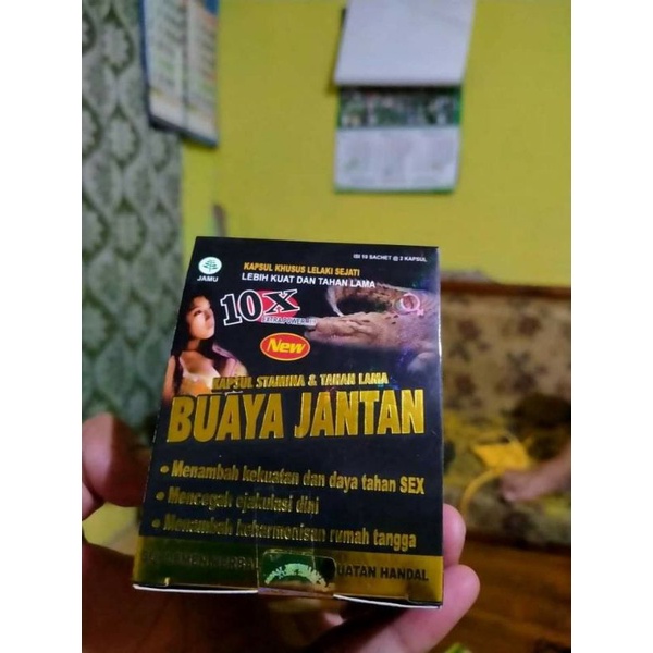 BUAYA JANTAN 10X KAPSUL STAMINA&TAHAN LAMA