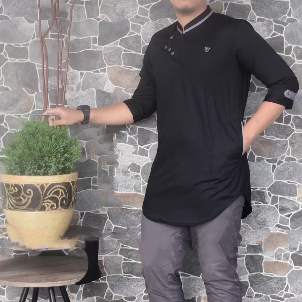 kurta pakistan marajo original premium dengan bahan oxford jahitan rapi tampil elegant sunnah muslim