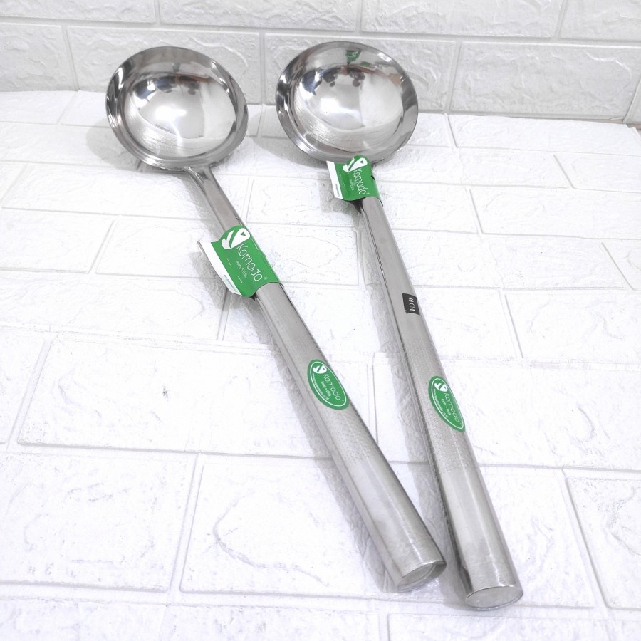 Irus Komodo Sendok Kuah Centong Stainless Tebal Kuah Sayur Sop Ladle