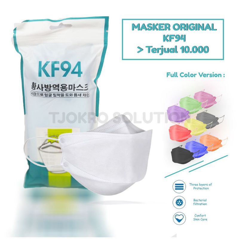 (Grosir)Masker Medis KF94 1Pack Isi 10 (Terima Cod)