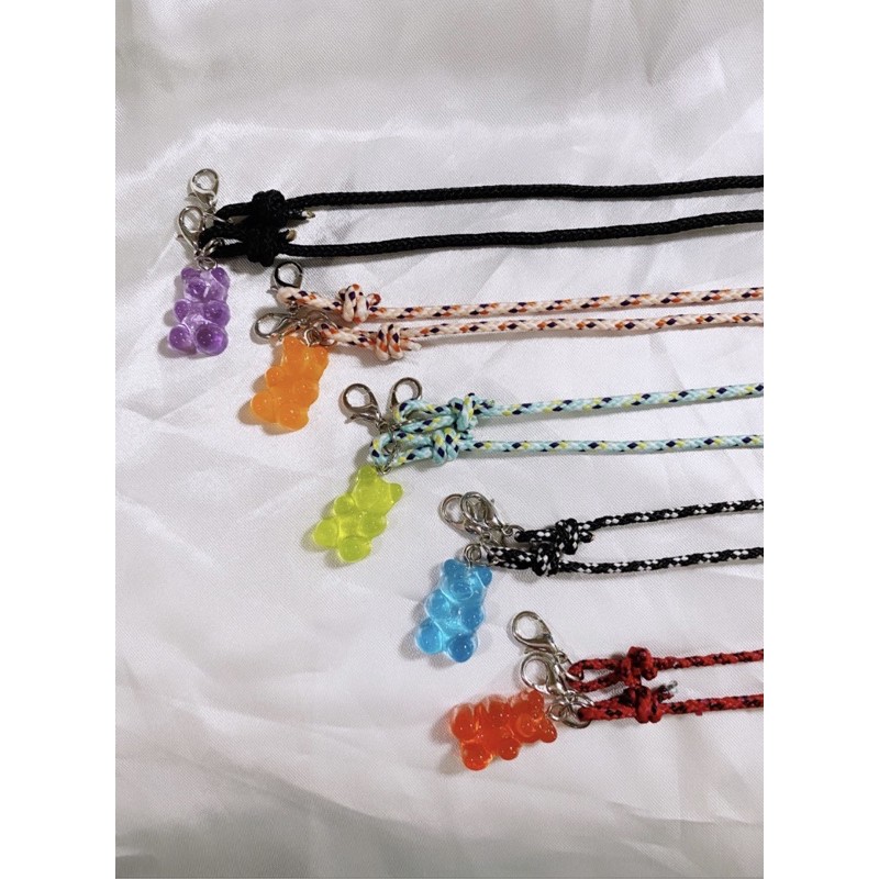 custom gummy bear gantungan kacamata/ tali kacamata/ lanyard kacamata/ tali masker/ gantungan masker