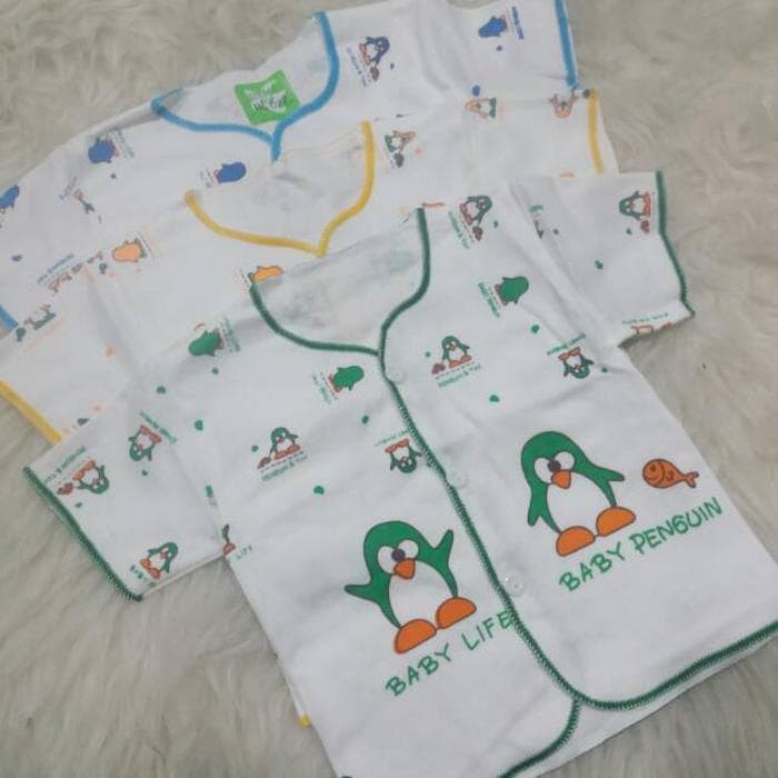 Promo !! Baju Bayi Lengan Pendek Baby Life/baju baby lengan pendek berkualitas/Baju baby bahan halus