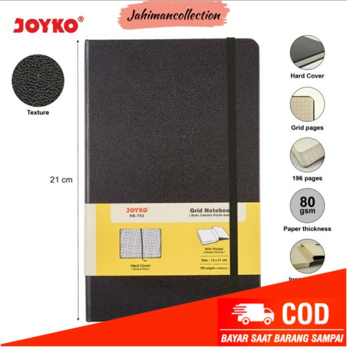 

✨ BISA COD ✨ NOTEBOOK BUKU CATATAN AGENDA JURNAL DIARI POLOS PETAK TITIK - Petak
