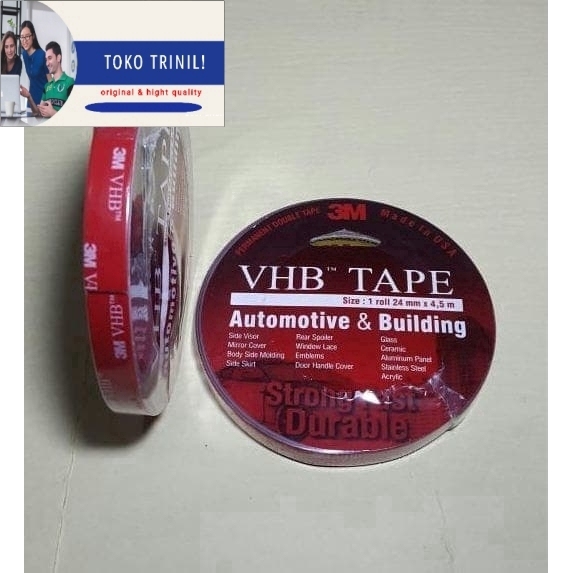 

Double Tape 3M VHB Isolasi Ukuran 12 mm 4 5m Perekat 3M Lem 3M