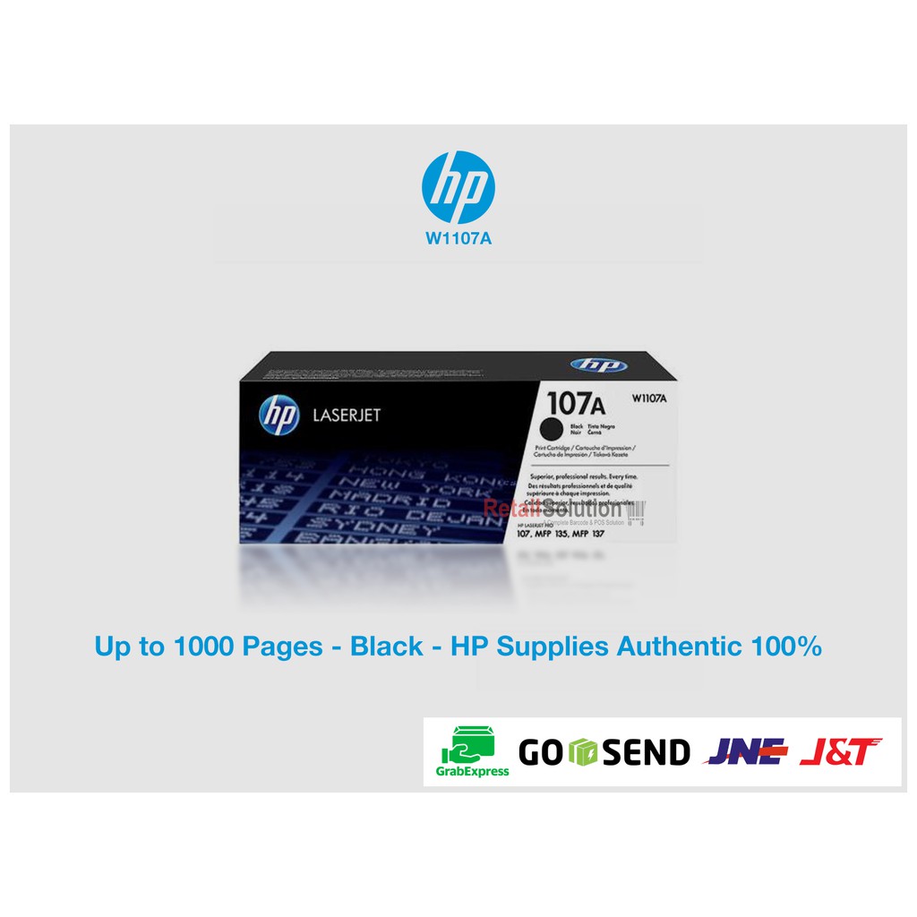 Toner HP 107A Black Original - Tinta HP 107A 107W