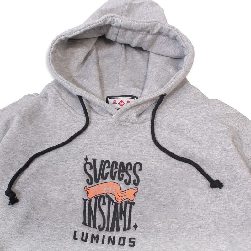 Luminos Sweater Hoodie Original Pullover Distro Pria Wanita Abu Misty