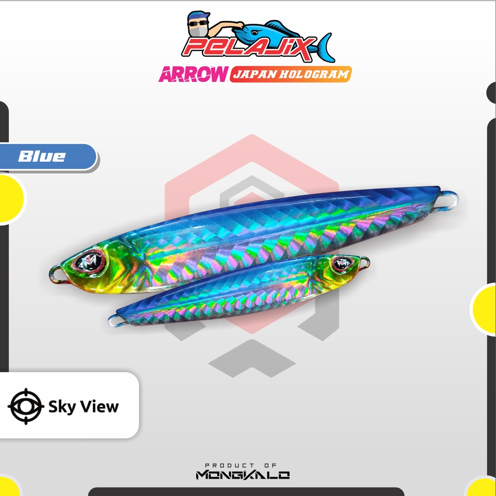 Mongkalo Pelajix Panah noGID noMotif Candy 30 Biru