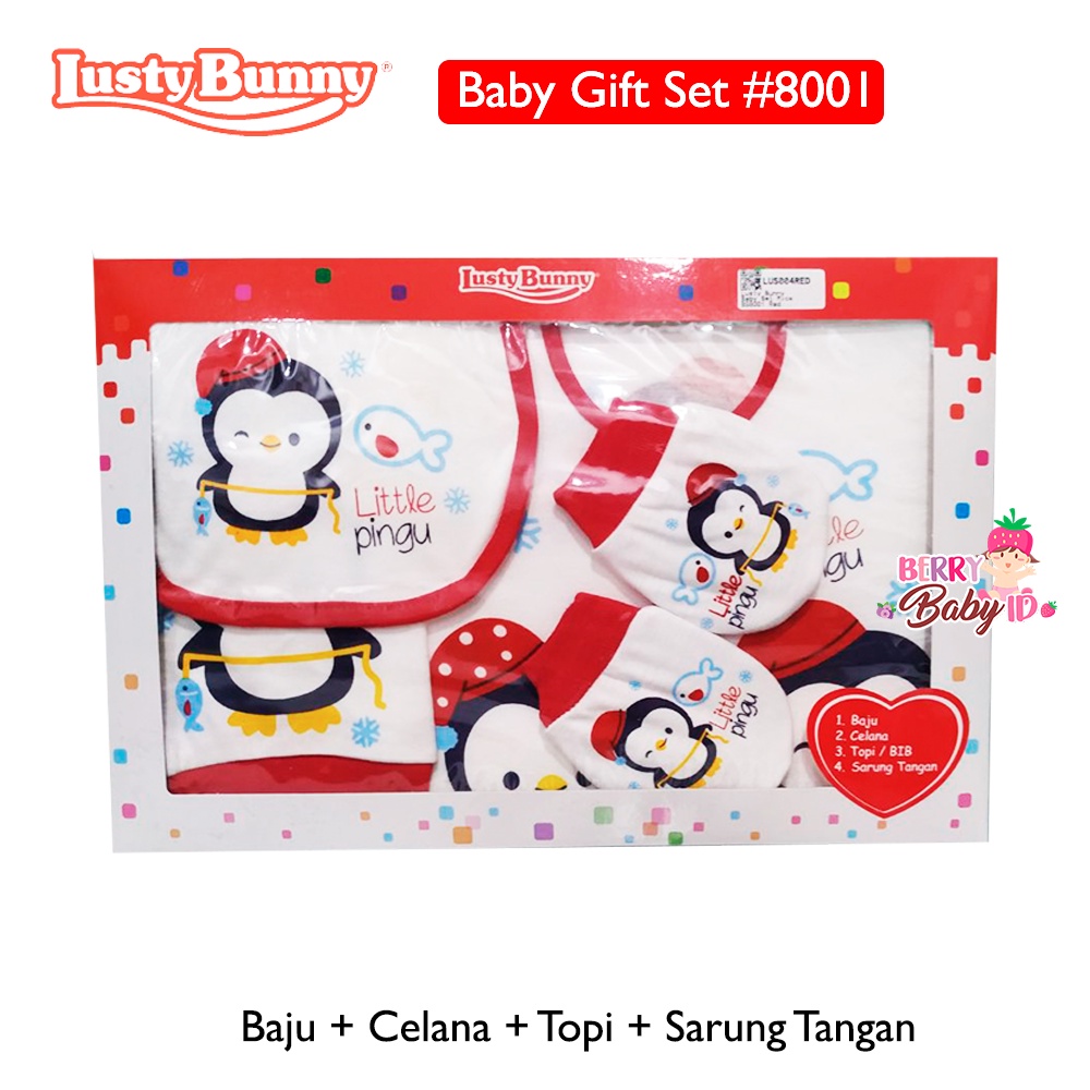 Lusty Bunny Baby Gift Set #8001 Paket Kado Baju Bayi Berry Mart