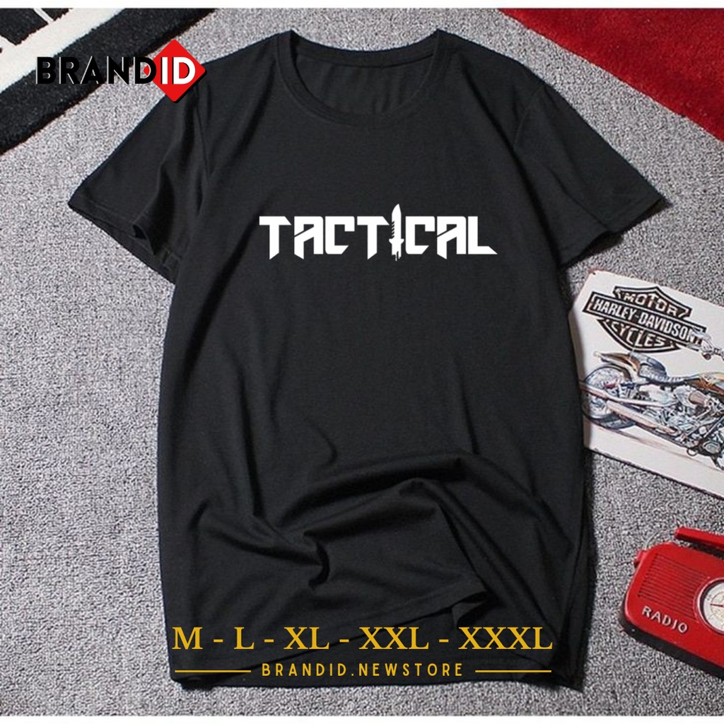 ID003 Baju Kaos Distro Pria Dewasa Original Quality T Shirt Cowok Outdoor Keren Branded Kaos Oblong 