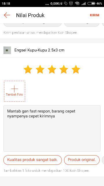 Engsel Kupu-kupu 2.5x3 Cm - Silver