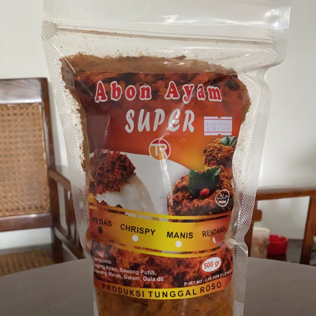 

ABON AYAM SUPER TUNGGAL ROSO - 500 gram - POUCH
