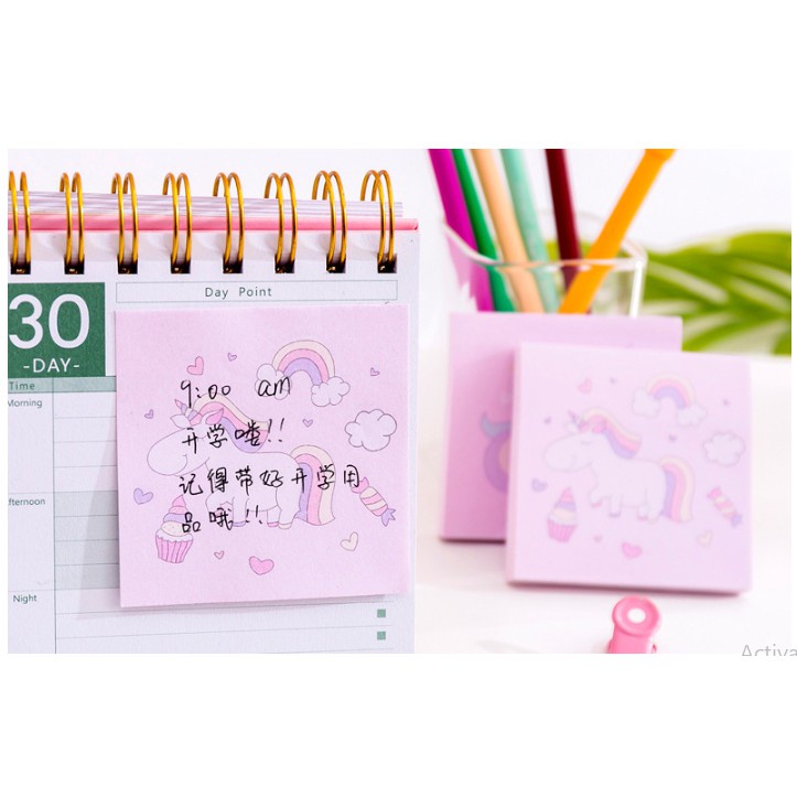

TKB Unicorn Sticky Notes Gambar Unicorn
