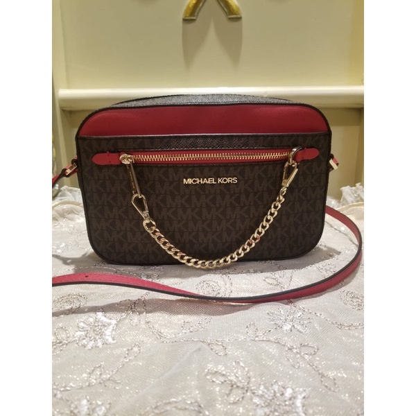 michael kors jet set item lg ew camera bag MK preloved