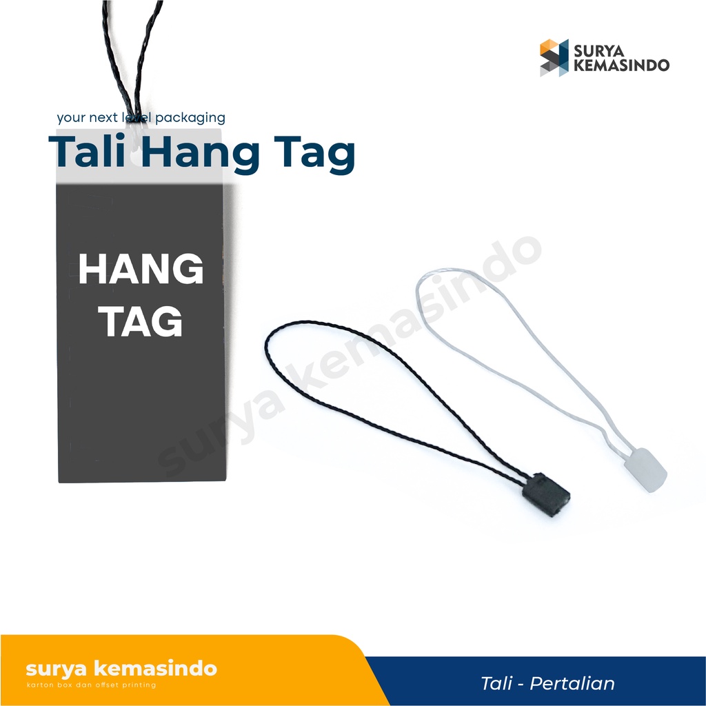 

Tali Hang Tag paket 10 Pcs - Lock Pin - Tali