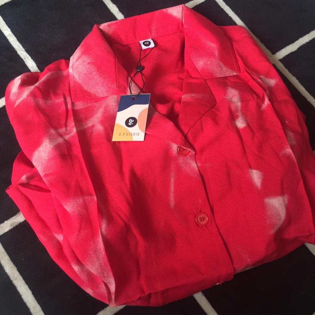 Scarlet Marble Tie Dye