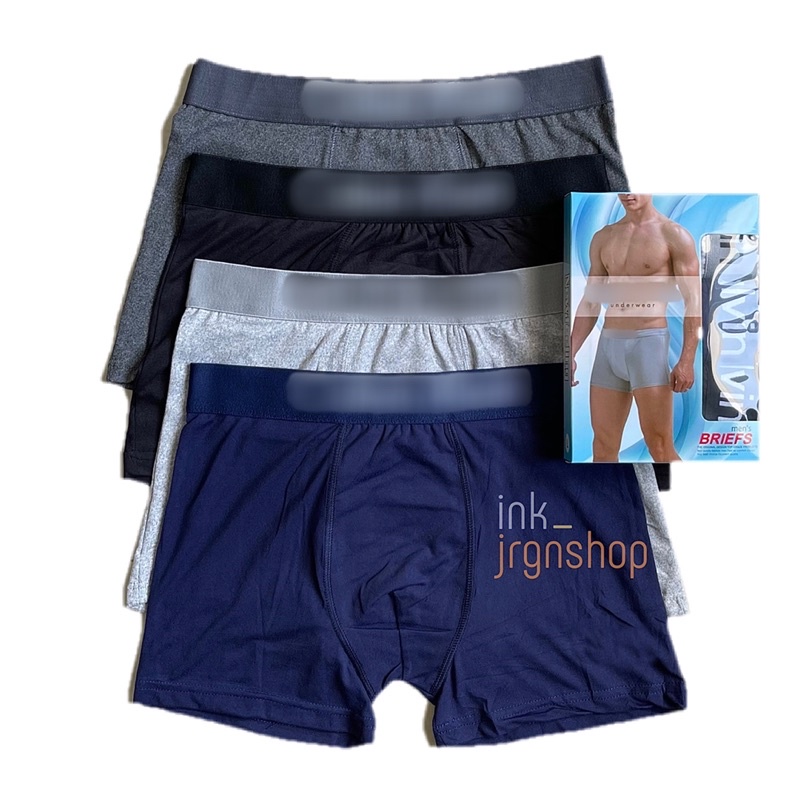 CELANA DALAM PRIA DEWASA (1 BOX ISI 3 PCS) / CELANA DALAM PRIA BOXER / SEMPAK PRIA BOXER