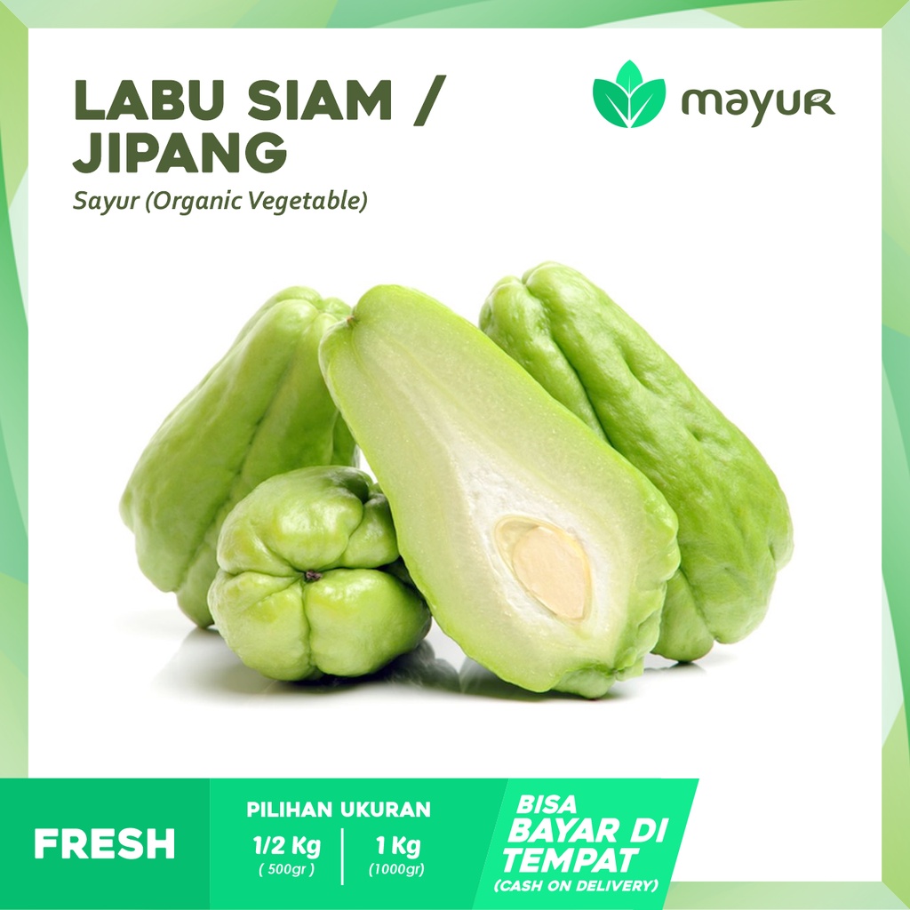 Jual Labu Siam Jipang 250gr 500gr 1kg Indonesiashopee Indonesia 