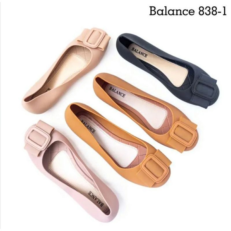 SALE Sandal Flat Jelly Wanita Pita Taylor Import 838-1A