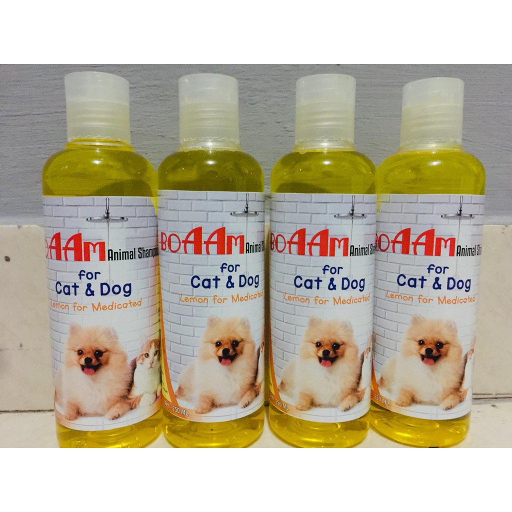 BOAAM SHAMPOO KUCING &amp; ANJING LEMON FOR MEDICATED 250ML