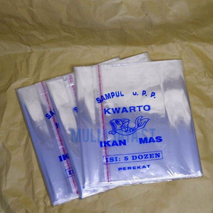 

Sampul buku plastik Kwarto
