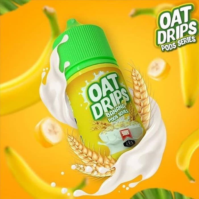 Oat Drips Banana Milk Oat V3 Pods Friendly 30ML / 15MG