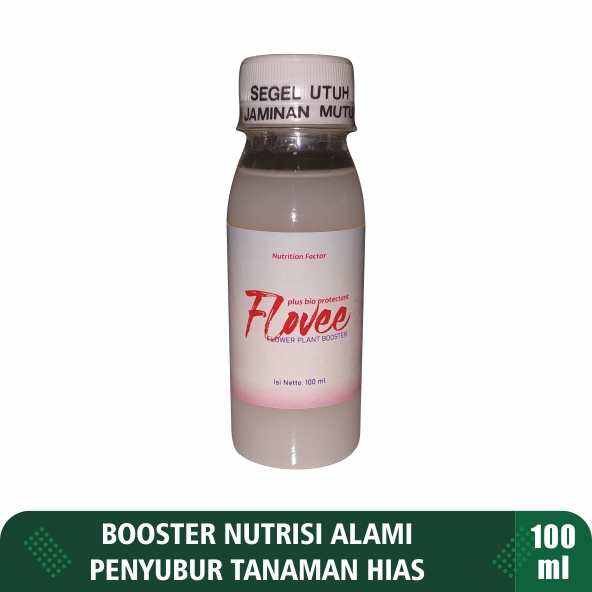 Nutrisi Cair Organik FLovee 100 ml Pupuk Penyubur Tanaman Hias Semua Jenis Bunga dan Daun / Pupuk Ca