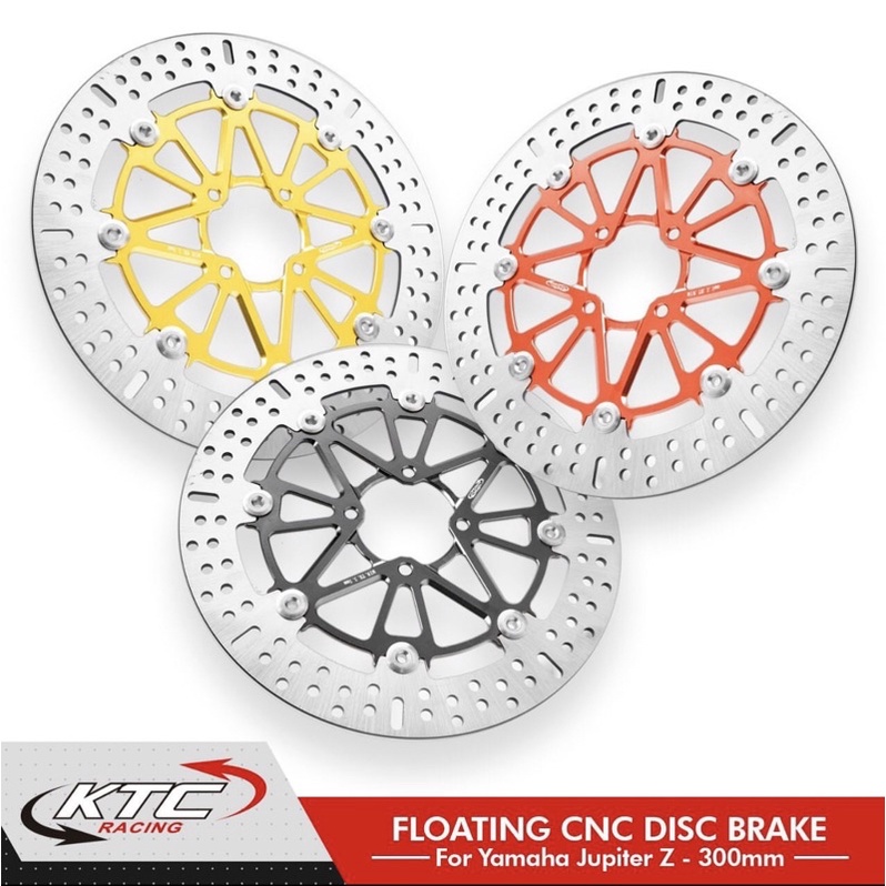 DISC BRAKE PIRINGAN CAKRAM KTC RACING JUPITER Z, JUPITER BURHAN, FIZ R , VEGA OLD UK DISK 300MM