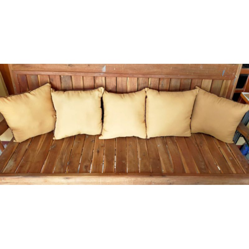 Bantal Sofa Set Coklat Muda