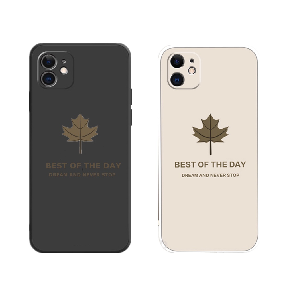 Casing Huawei Y6P 2020 Y7A Y6 Pro 2019 Y7 Pro Nova 5T Nova7i 3i Y9S Y9 Prime P30 Lite Luxury Maple Leaf Pattern Soft Square Silicone Phone Case Cover Rixuan