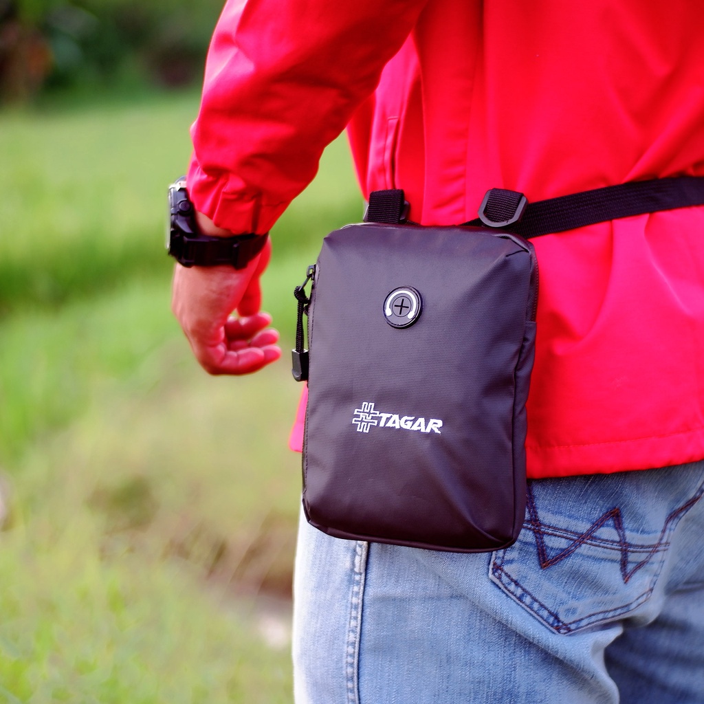 Tas Selempang Slingbag Pouch Bag WaterProof Premium TAGAR SM-01 Tas Selempang HP Waterproof Sling Bag Mini Anti Air